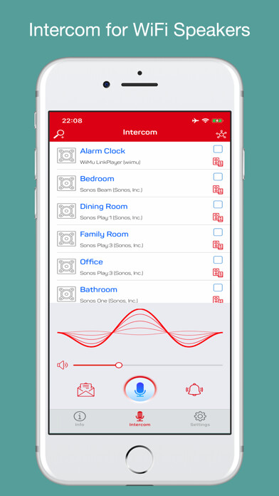 Emulate iPhone app Intercom for Sonos, HEOS ... using MyAndroid Emulate iPhone app Intercom for Sonos, HEOS ... using MyAndroid