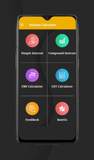 Run android online APK Interest Calculator - GST, EMI, Simple & Compound from MyAndroid or emulate Interest Calculator - GST, EMI, Simple & Compound using MyAndroid