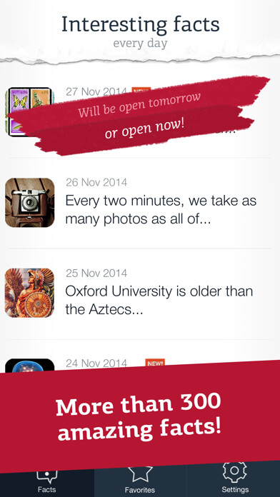 Emulate iPhone app Interesting facts - best facts and fun stories that will blow your mind using MyAndroid