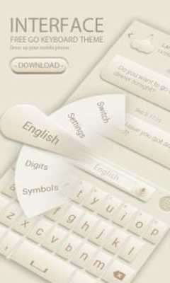 Emulate Android APK Interface GO Keyboard Theme Emulate Android APK Interface GO Keyboard Theme