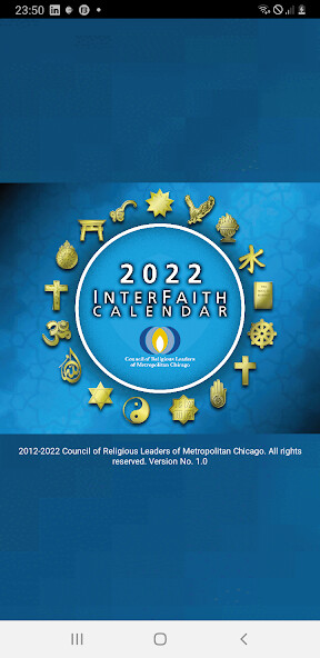 Run android online APK InterFaithCal from MyAndroid or emulate InterFaithCal using MyAndroid