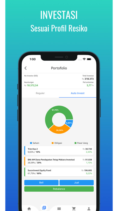 Emulate iPhone app Interfund using MyAndroid