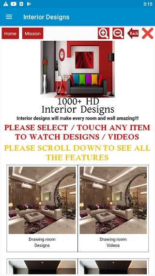Run android online APK Interior Designs from MyAndroid or emulate Interior Designs using MyAndroid