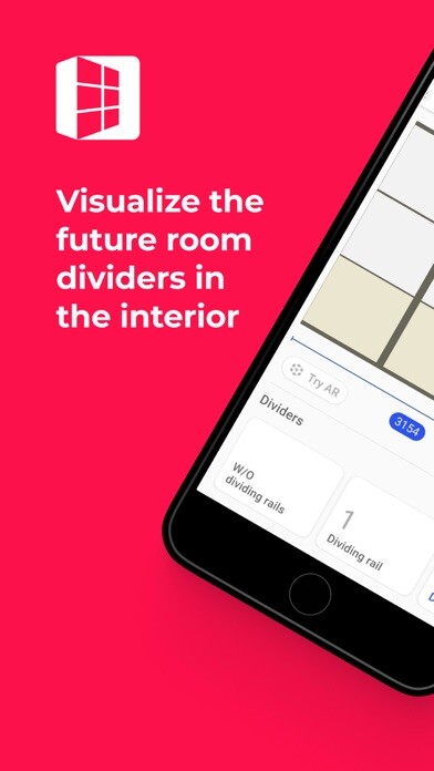 Emulate iPhone app InteriostAR Room Dividers using MyAndroid