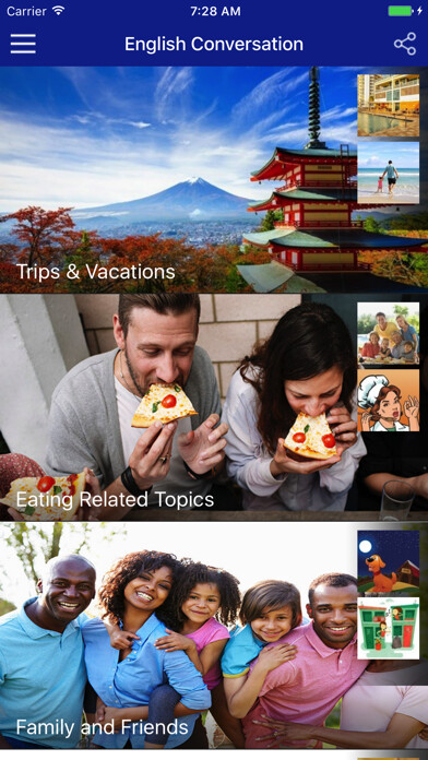 Emulate iPhone app Intermediate English Conversation using MyAndroid Emulate iPhone app Intermediate English Conversation using MyAndroid