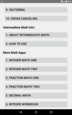 Emulate Android APK Intermediate Math