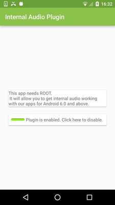 Emulate Android APK Internal Audio Plugin Emulate Android APK Internal Audio Plugin