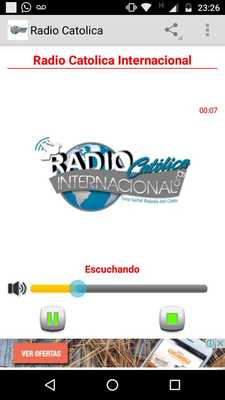 Emulate Android APK International Catholic Radio