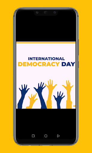 Run android online APK international day democracy from MyAndroid or emulate international day democracy using MyAndroid