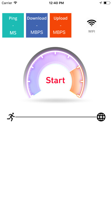 Emulate iPhone app Internet Connection Speed Test using MyAndroid
