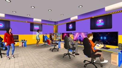 Emulate iPhone app Internet Gaming Cafe Simulator using MyAndroid