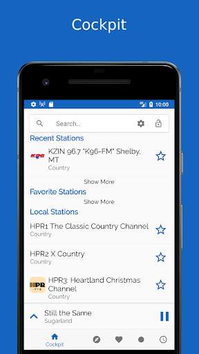 Emulate Android APK Internet Radio Montana