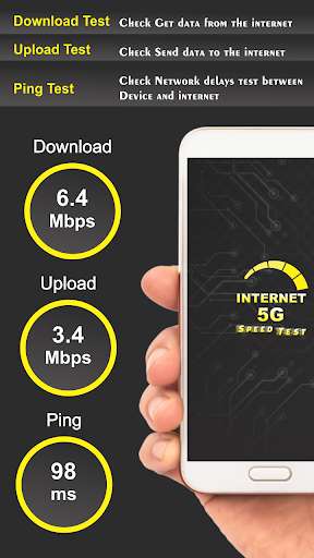 Run android online APK Internet speed meter 2021 from MyAndroid or emulate Internet speed meter 2021 using MyAndroid