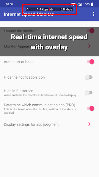 Emulate Android APK Internet Speed Monitor Emulate Android APK Internet Speed Monitor