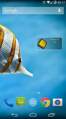 Emulate Android APK Internet Toggle Widget