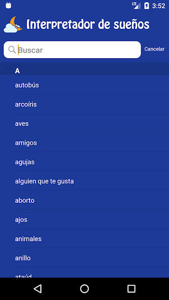 Run android online APK Interpretador de sueños from MyAndroid or emulate Interpretador de sueños using MyAndroid