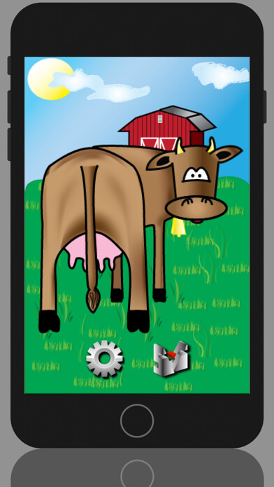 Emulate iPhone app Interrupting Cow using MyAndroid