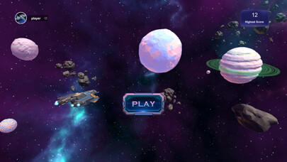 Emulate iPhone app interstellar hunter using MyAndroid
