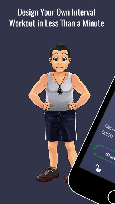Emulate iPhone app Interval Round Timer for Boxing, Circuit & HIIT using MyAndroid