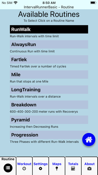 Emulate iPhone app Interval Runner Basic using MyAndroid Emulate iPhone app Interval Runner Basic using MyAndroid