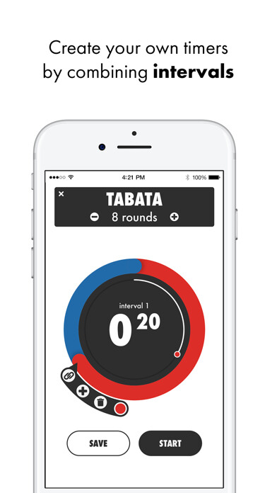 Emulate iPhone app intervals - CrossFit Timer using MyAndroid