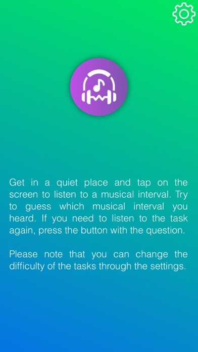 Emulate iPhone app Intervals: ear training tutor using MyAndroid