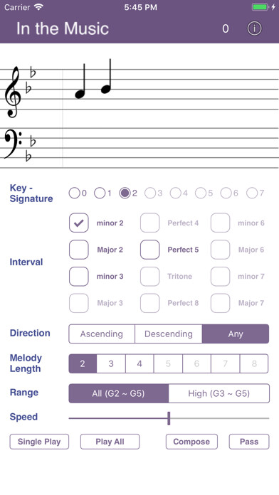 Emulate iPhone app Interval Sight singing Lite using MyAndroid Emulate iPhone app Interval Sight singing Lite using MyAndroid