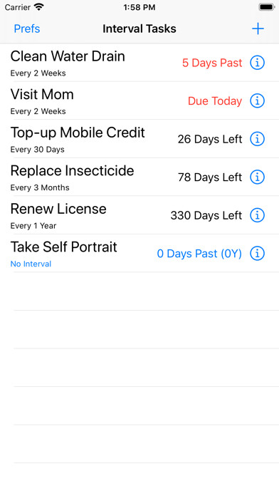 Emulate iPhone app Interval Task Tracker using MyAndroid Emulate iPhone app Interval Task Tracker using MyAndroid