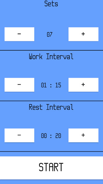 Run android online APK Interval Timer For HIIT from MyAndroid or emulate Interval Timer For HIIT using MyAndroid