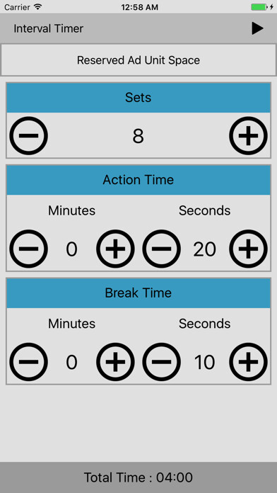 Emulate iPhone app Interval Timer - Just SW using MyAndroid Emulate iPhone app Interval Timer - Just SW using MyAndroid