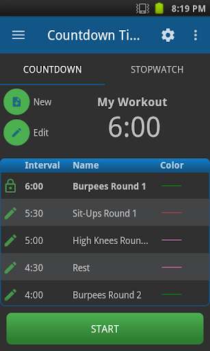 Emulate Android APK Interval Timer Stopwatch Emulate Android APK Interval Timer Stopwatch