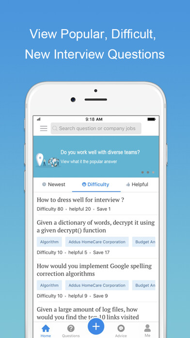 Emulate iPhone app Interview Answers using MyAndroid