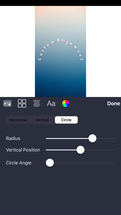 Emulate iPhone app InText: Insta Story Text Maker using MyAndroid