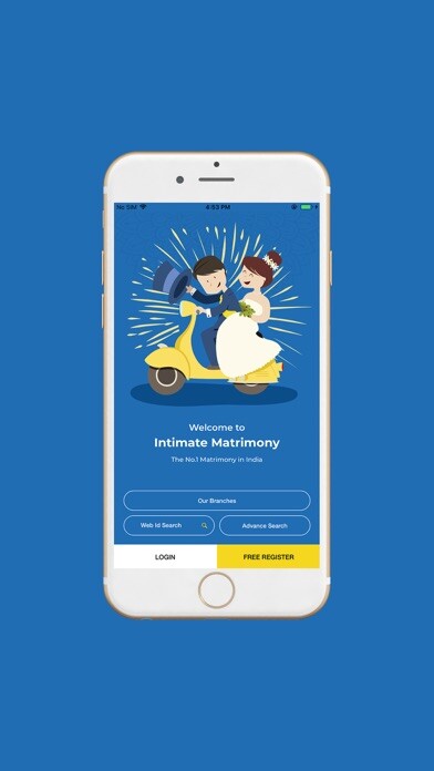Emulate iPhone app IntimateMatrimony using MyAndroid
