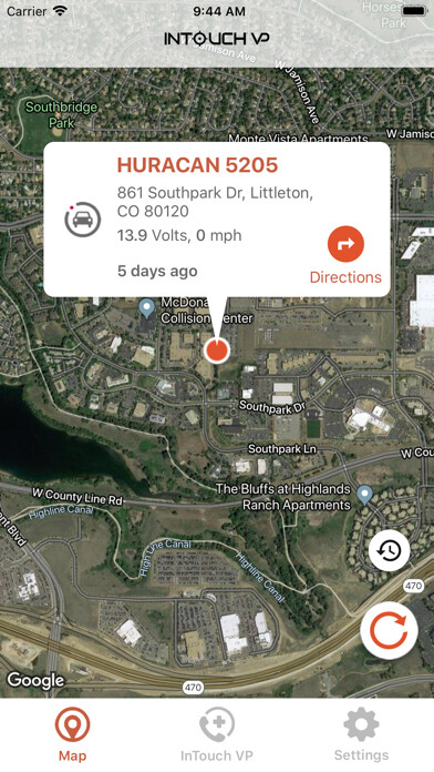 Emulate iPhone app InTouch Vehicle Protection using MyAndroid