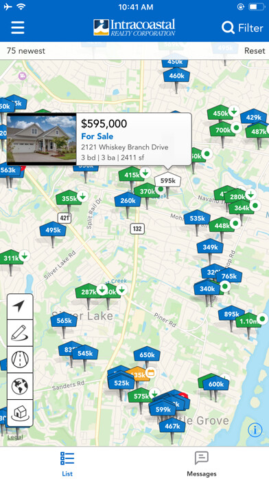 Emulate iPhone app Intracoastal Home Search using MyAndroid Emulate iPhone app Intracoastal Home Search using MyAndroid