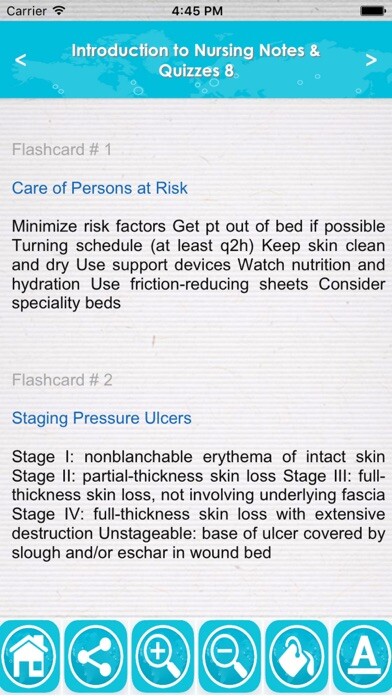 Emulate iPhone app Introduction To Nursing : Q&A using MyAndroid