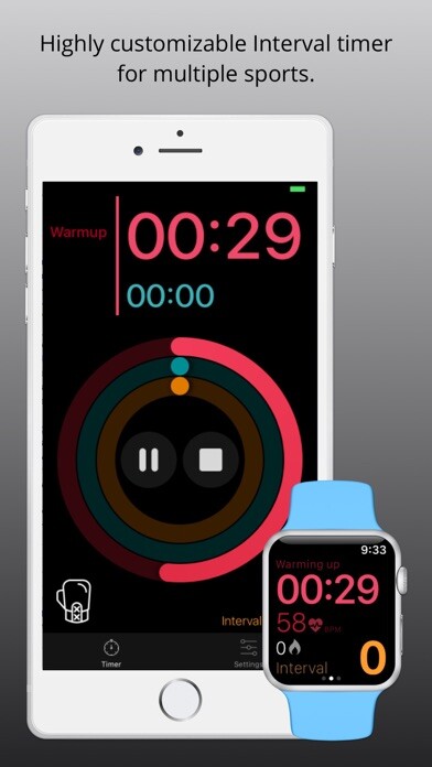 Emulate iPhone app Intrvl - Interval timer for multiple sports using MyAndroid Emulate iPhone app Intrvl - Interval timer for multiple sports using MyAndroid
