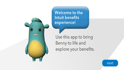Emulate iPhone app Intuit Benefits AR using MyAndroid