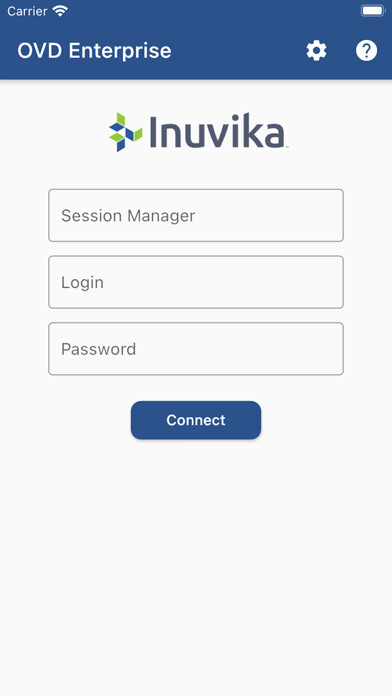 Emulate iPhone app Inuvika OVD Mobile Client using MyAndroid Emulate iPhone app Inuvika OVD Mobile Client using MyAndroid