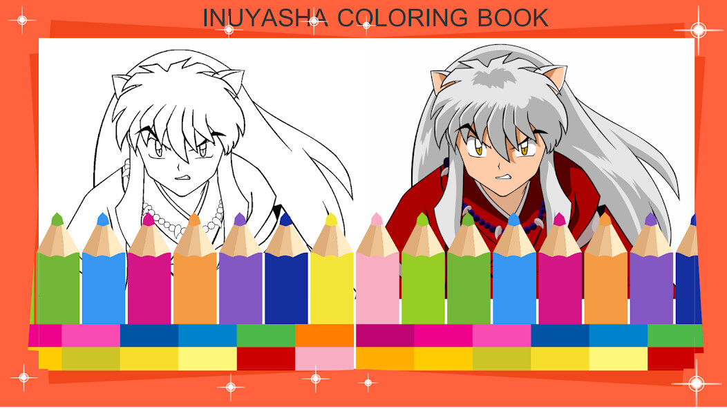 Run android online APK Inuyasha Coloring Book from MyAndroid or emulate Inuyasha Coloring Book using MyAndroid