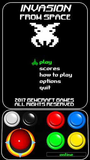 Run android online APK Invasion From Space from MyAndroid or emulate Invasion From Space using MyAndroid