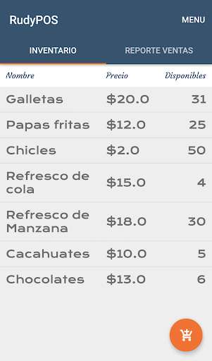 Emulate Android APK Inventario Rudy