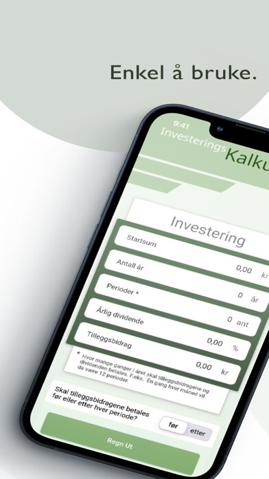 Emulate iPhone app Investerings Kalkulator using MyAndroid Emulate iPhone app Investerings Kalkulator using MyAndroid