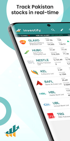 Run android online APK Investify PSX Stocks Pakistan from MyAndroid or emulate Investify PSX Stocks Pakistan using MyAndroid