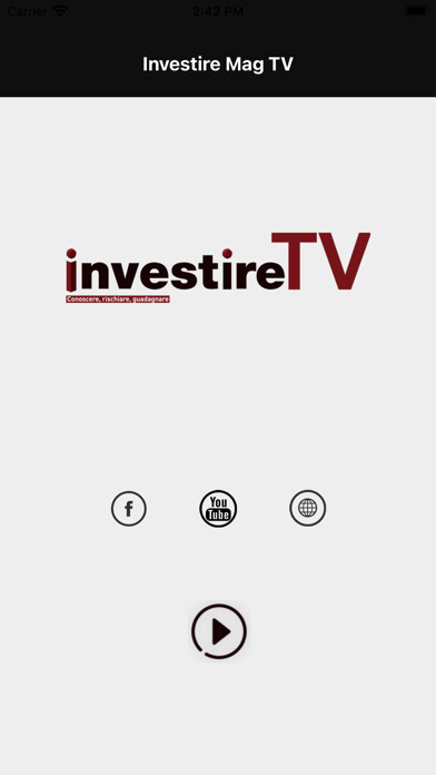 Emulate iPhone app Investire Mag TV using MyAndroid Emulate iPhone app Investire Mag TV using MyAndroid