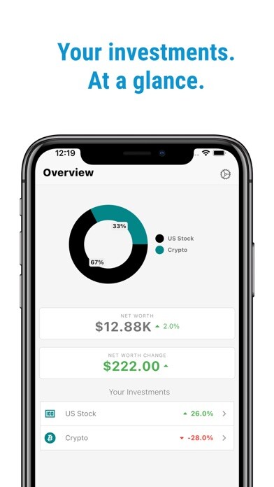 Emulate iPhone app InvestoTrack using MyAndroid