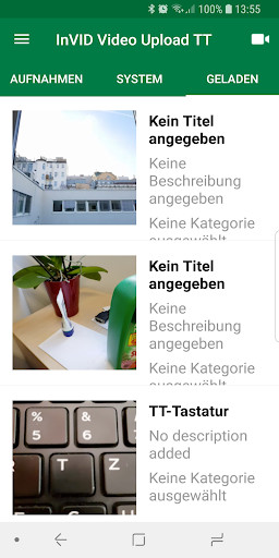 Run android online APK InVID Video Upload TT from MyAndroid or emulate InVID Video Upload TT using MyAndroid