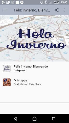 Run android online APK INVIERNO, HOLA NIEVE Y FRIO from MyAndroid or emulate INVIERNO, HOLA NIEVE Y FRIO using MyAndroid Run android online APK INVIERNO, HOLA NIEVE Y FRIO from MyAndroid or emulate INVIERNO, HOLA NIEVE Y FRIO using MyAndroid