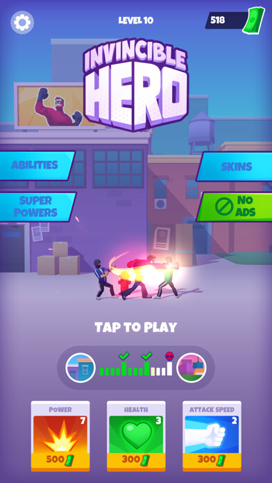Emulate iPhone app Invincible Hero using MyAndroid Emulate iPhone app Invincible Hero using MyAndroid